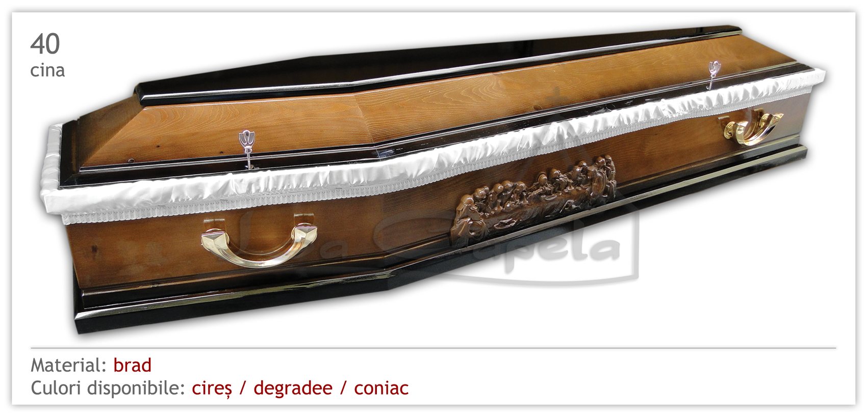 Sicriu model cina — cod 040, La Capela Mediaș